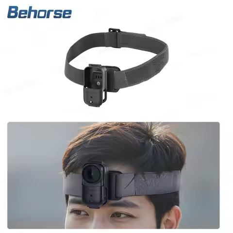 For DJI Osmo Nano Vertical-Horizontal Head Strap First Person Perspective Holder Adjust Headband For