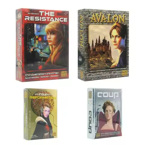 Indie Boards & Cards: The Resistance Avalon, Coup Reformation, Hidden Agenda, Strategic Card Game Bu
