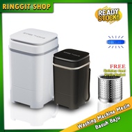 Ringgit Shop Washing Machine Mesin Basuh Baju 7kg Capacity UV Light Sterilization Stainless Steel Drain Basket