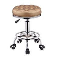 QM🍅 Bar Stool Lifting Backrest Chair Bar Chair Bar Chair High Chair round Stool Household Rotating Bar Stool Beauty Stoo