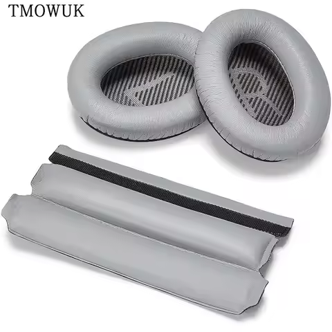 Replacement QC35 / QC35 ii earpads for Bose QuietComfort 35 Headphones Headband pad Cushion