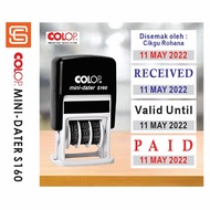 COLOP S160 DATE STAMP (FROM YEAR 2025 - 2036) | SPARE PAD E/10 | COLOP REFILL INK