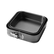Square Springform Dessert Pan Nonstick Leakproof Cake Pan Bakeware Cheesecake Pan, Baking Cheesecake