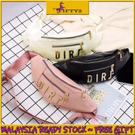 gucci bag Ready Stock FIFTY2 FSB2645 Korean Leather Waist Bag Lady Chest Bag Fanny Pack Women Beg Wa
