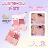 Blush Palette & Highlighter 4 Boxes JUDYDOLL Blush & Highlight gives beautiful, natural color that l