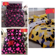 6in1 Ai zhuo set CADAR Sejuk COMFORTER tebal 100% COTTON DACRON FIT KING/ QUEEN love edition