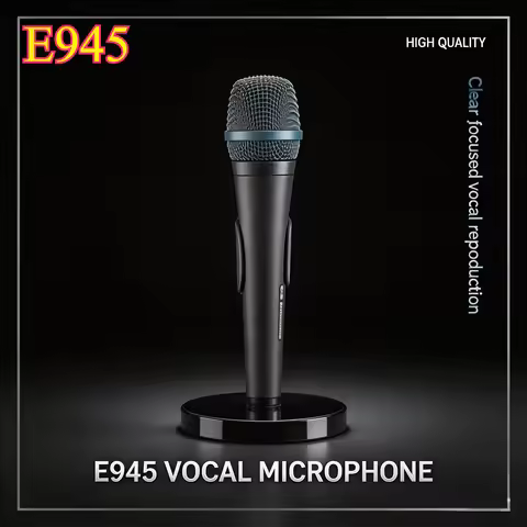3PCS E945 Dynamic Microphone Professional Vocal Mic Super Cardioid for Live Performance KTV Streamin