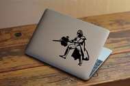 Sticker Aksesoris Laptop Apple Macbook Darth Vader Slice Apple
