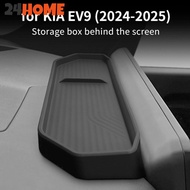 24HOME Car Behind Screen Storage Box Fit For Kia EV9 2024-2025 Models Interior Modification & Organi