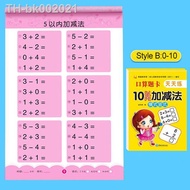 ✜♕◑ 0-100 Addition And Subtraction Learning Math Handwriting Practice Books 95 Pages Arithmetic Notebooks 3-6 School Students