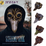 JEROMY Steampunk Plague Mask, Masquerade Long Nose Bird Mouth Mask, Funny Scary RP Plague Beak Mask 
