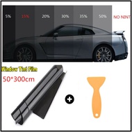 CI 50cm*3m 15% VLT Black Pro Car Home Glass Window Tint Tinting Film Roll