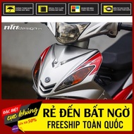 Removable Sticker for Exciter 2009 Crypton X Greek Red Silver Model