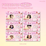 [30 Pcs] Freebies Kpop Pudding ver. Cute Selkor Style Freebies Concert Postcard Packing