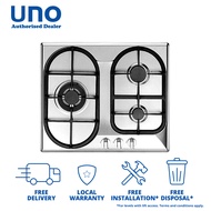 (Bulky) UNO 60cm 3 Burner Built-In Hob UP6300TRSV