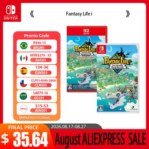 Nintendo Switch Game - Fantasy Life i Guruguru Dragon and the Timeless Girl - Role Playing Games Phy