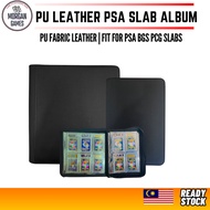 【Morgan Games】 PU Leather Slab Binder Album with Zipper | Fits PSA / BGS / MGC Slabs