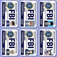 INS Detective Conan Card Holder Student Campus Meal CardCover FBI Office Access Card Set Work ID Bus