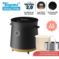 TOYOMI SmartDiet Micro-Com Rice Cooker [RC 1506LC] - Official TOYOMI Warranty Set. 1 Year Warranty.