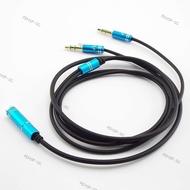 3.5mm Jack Aux Extension Cable Microphone Headset Audio Splitter Female to 2 Male Headphone For Phone Computer  SG@1F
