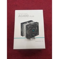 CPU COOLER DEEPCOOL AG400 PLUS 2 BLACK FANS