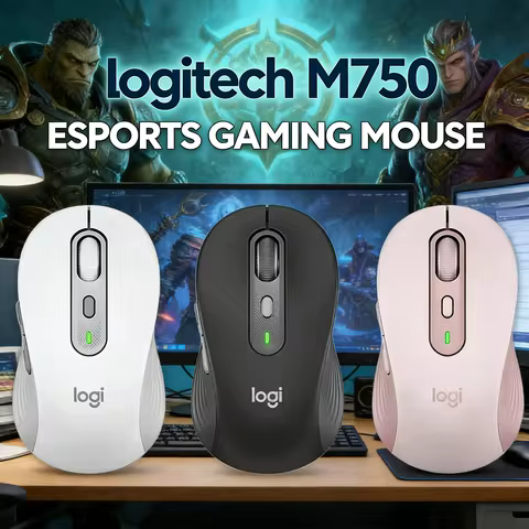 Original Signature M750 Wireless Bluetooth Office Mouse Supports Switch between up to 3 Devices Comp