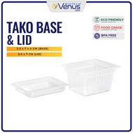 BEKAS DAN PENUTUP KUIH TEPUNG PELITA / TAKO 45 PCS [BASE WITH LID] BX-372