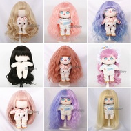 Genuine 15/ 20cm Doll Wigs Long Hair Cosplay Toupees K-Pop Idol GIDLE Lisa Jennei IZONE Miyawaki Sakura Aespa Dolls Accessories