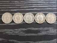 女皇頭 大壹圓 5個 1960 1970 1971 1972 1973