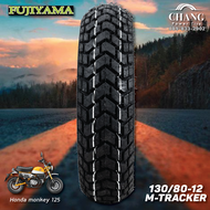 120/80-12+130/80-12 รุ่นM-TRACKER ยี่ห้อ FUJIYAMA ไม่ใช่ยางใน ปี2022