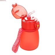 Diller Cute Sticker Tritan Water Bottle With Strap Time Scale Reminder For Adult Student (860ml) DB-