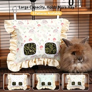 Hanging Anti-Waste Hay Feeder Hay Bag Hay Rack Hay Box Hay Holder Waterproof for Rabbit Bunny Arnab 
