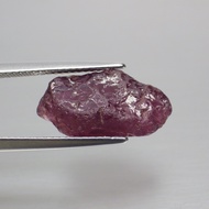 พลอย ก้อน การ์เนต โรโดไลท์ ดิบ แท้ ธรรมชาติ ( Unheated Natural Rhodolite Garnet ) หนัก 7.9 กะรัต