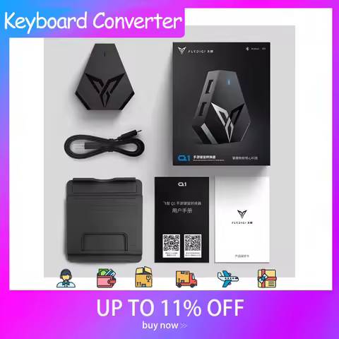 New Flydigi Q1 Mouse and Keyboard Converter Adapter Bluetooth-Compatible Connection for Mobile Game 