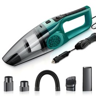1pc Handheld Car Vacuum Cleaner 12V Strong Suction Power Portable Interior Dust Remover with Crevice