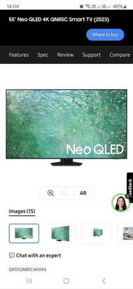 Samsung NEO QLED TV QA55QN85CAKXXS