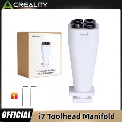 Creality SPARKX I7 Tool Head Five Way, I7 Toolhead Manifold, Filament Hub, PTFE Tube Connector Multi