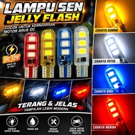 T10 6Led Jelly Flash Mode Turn Signal Lights 2 Pieces