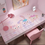 KY-D Girl Heart Cartoon Silicone Leather Table Mat Desk Cloth Students Can Cut Environmental Protection Children's Study