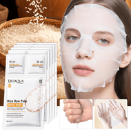 3PCS Rice Puree Three-Step Mask(0.8g+0.8ml+25ml),Onepiece=Cleanser+Serum+Facecream, Contains Rice Ex