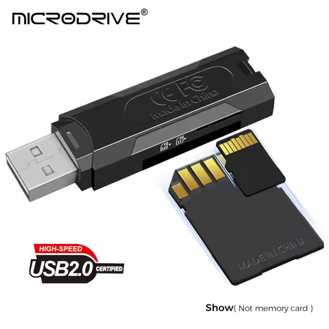 Usb 3.0 / 2.0 Flash TF Memory Card Reader / Micro Mini SD Card Adapter / 2 in 1 USB Card Reader for 