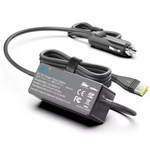 24V 2.71A 65W Car Charger 12V-24V DC Adapter for ResMed AirSense 11 AutoSet Elite CPAP Power Supply 