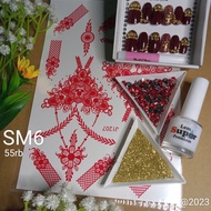 MERAH Red Henna Patch Package/Red Instant Henna