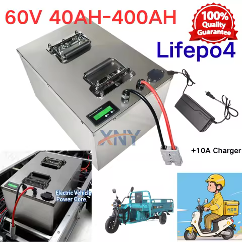 XNY 20S 60V 40Ah 80Ah 100Ah 150Ah 200Ah 240Ah 300Ah 400Ah Lifepo4 Battery for 3KW 6KW EV RV Motorcyc