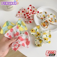 Fynshop Children's Hair Bun Wire with Ribbon Model, Cartoon Motif, Children's Hair Tie, Hair Bun Tie