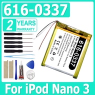 NEW 616-0337 For iPod Nano 3 3G Replacement Battery 3rd 3Gen Generation 3TH MP3 A1236 Nano3 Battery 