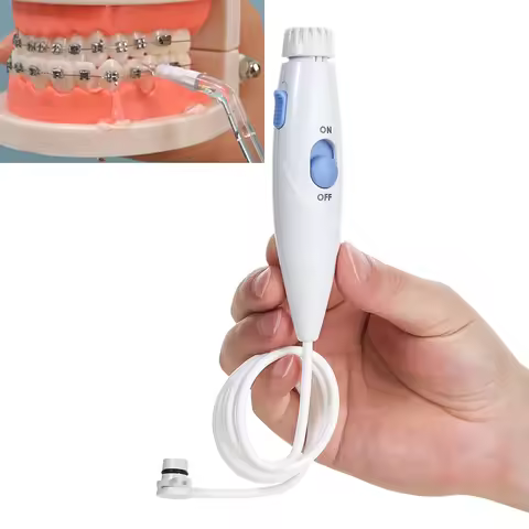 Water Flosser Handle Mouth Teeth Irrigator Hose Handle Tooth Care Replacement for WP-100 Home Water 