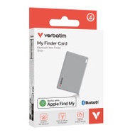 Verbatim My Finder Card 藍牙失物追蹤器(單個裝) - 銀色 | 磁吸無線充電 | Apple Find My | 智慧遺忘提醒 | 香港行貨