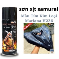sơn xịt màu tím kim loại mariana H236 samurai chính hãng 400ml