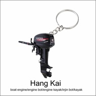 2D keychain - outboard motor engine  Engine Boat boat engine/engine bot/engine kayak/injin